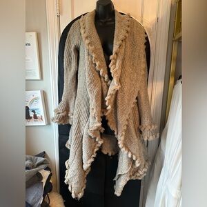 Boston Proper Cardigan Duster Wrap S